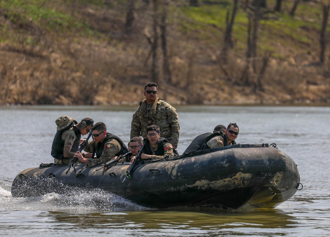 They assisted with the the Salt River Live Fire Exercise that challenged the Reserves Soldiers to shoot while in a moving Zodiac boat.