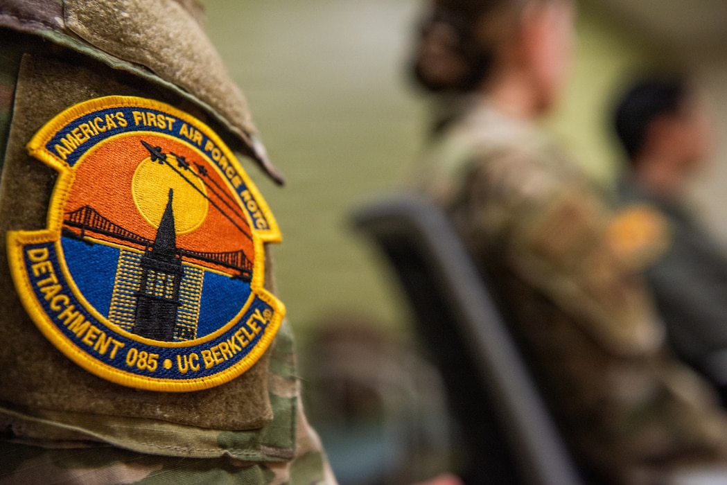 Cadets listen to a mental health briefing during a tour