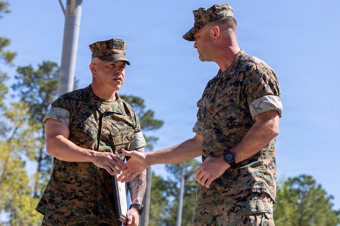Gunnery Sgt. Philips Meritorious Promotion