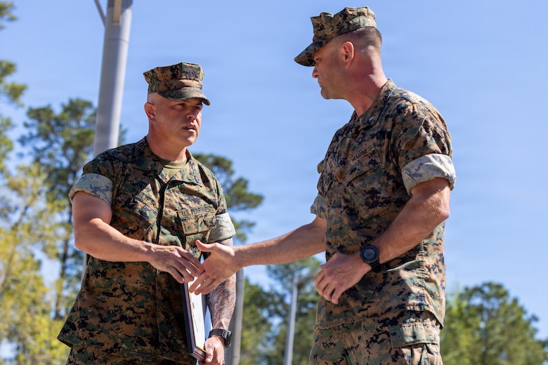 Gunnery Sgt. Philips Meritorious Promotion
