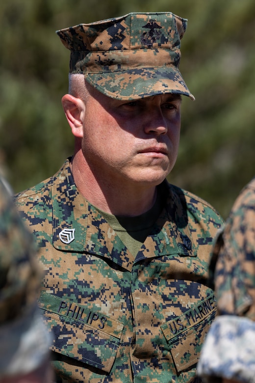 Gunnery Sgt. Philips Meritorious Promotion