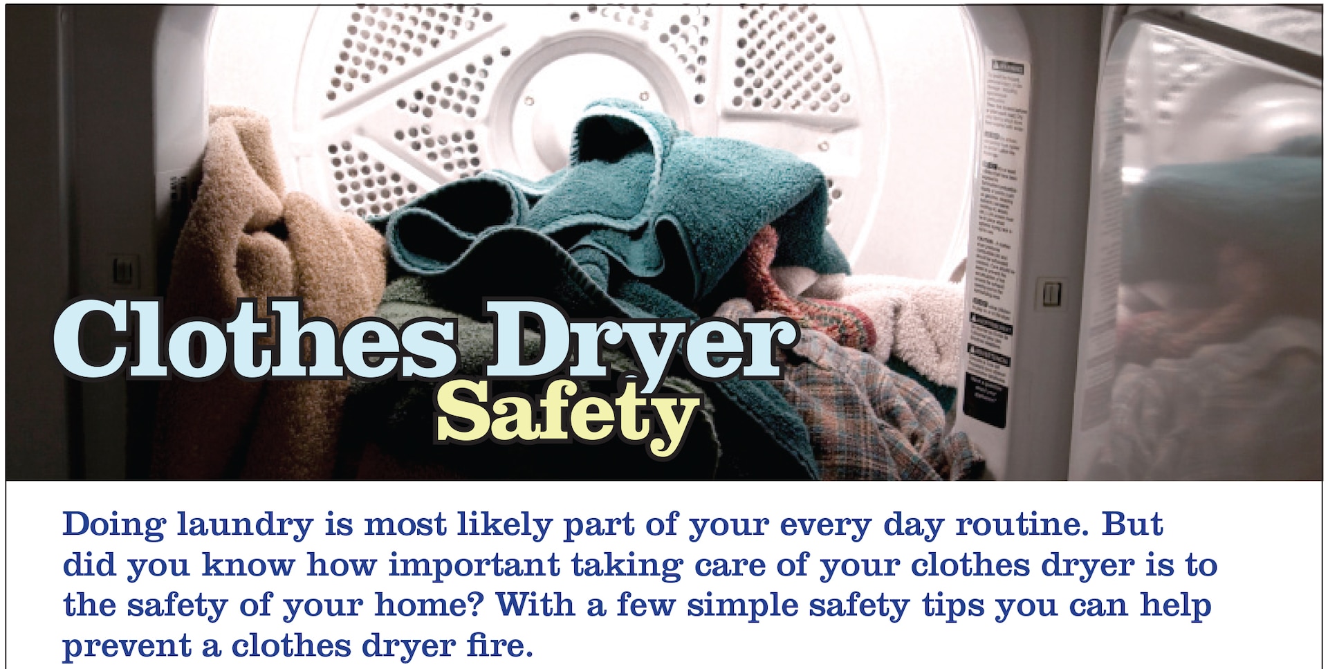 Dryer safety