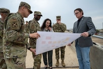 Chief Master Sergeant of the Air Force David R. Wolfe reviews upcoming changes to Basic Military Training