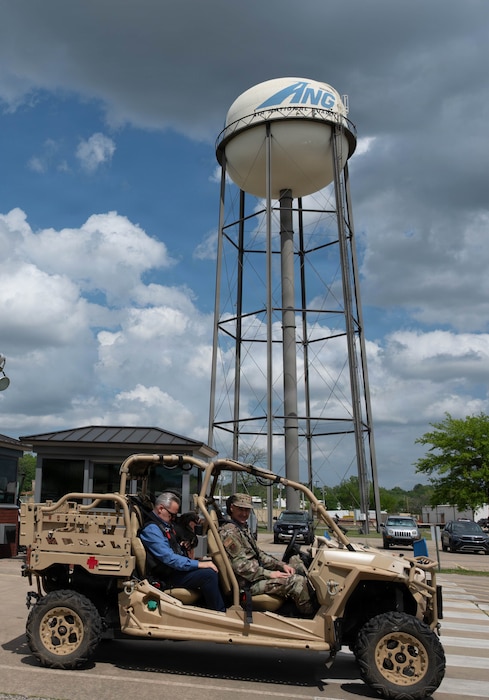 CNGB visits Ebbing Air Guard Base
