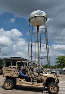 CNGB visits Ebbing Air Guard Base