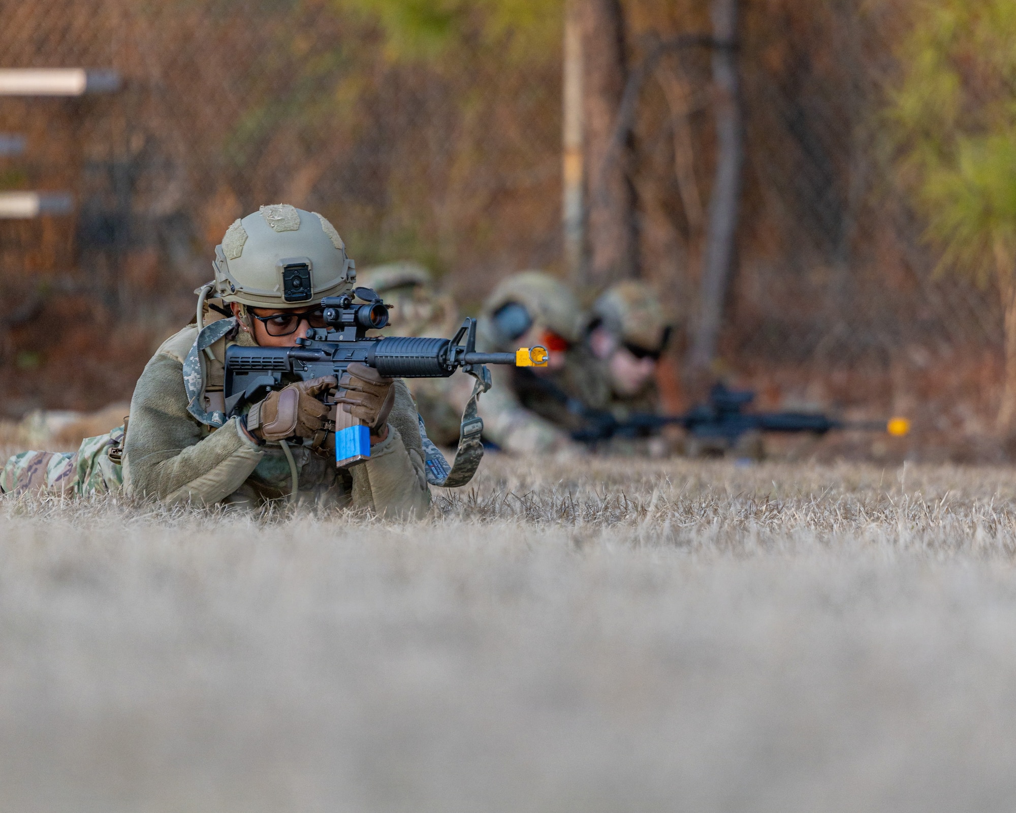 Security Forces Airmen training exercise