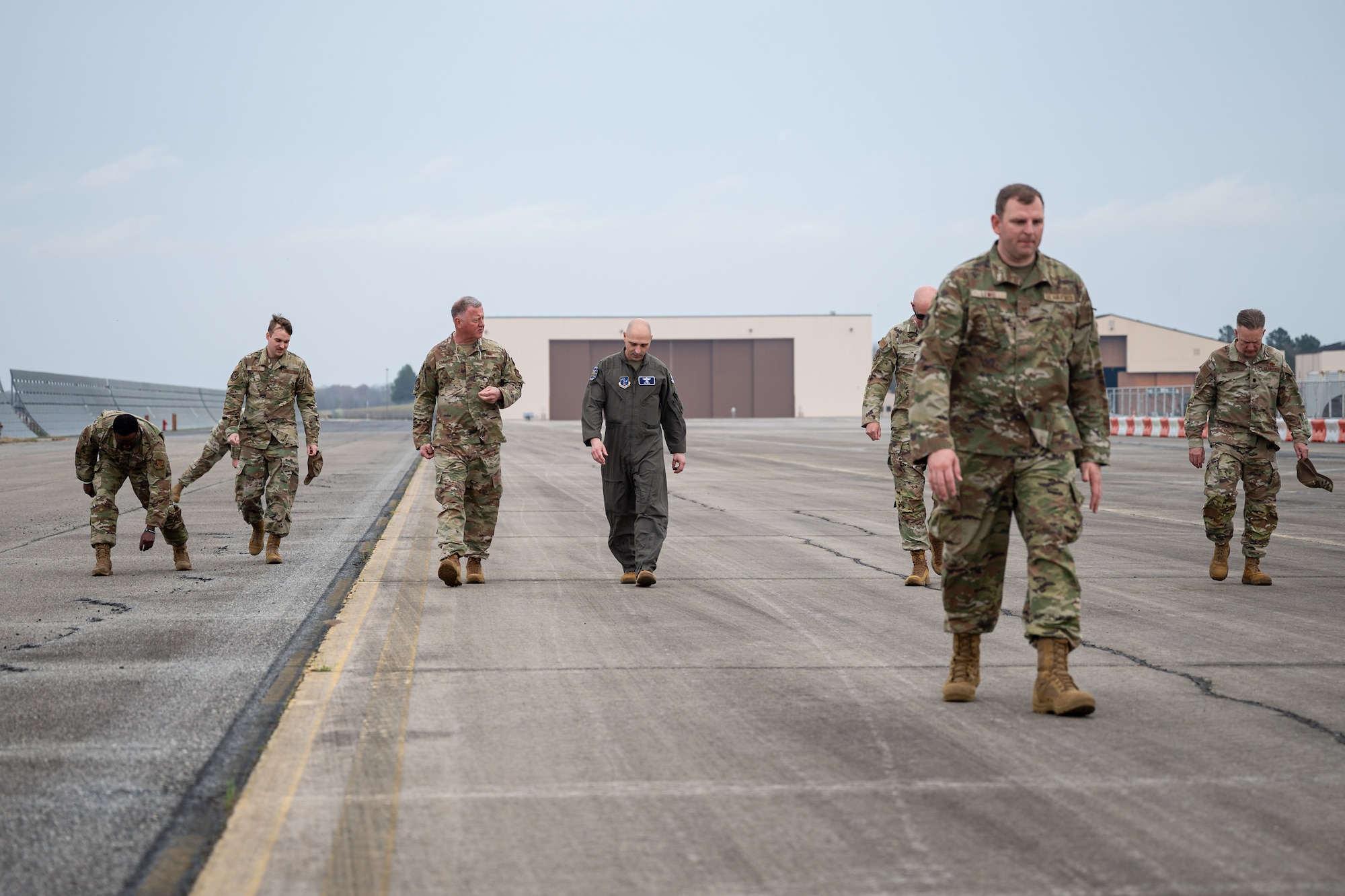 Airmen Conduct FOD Walk