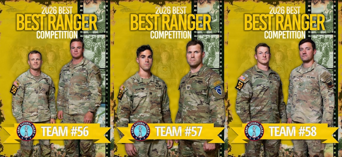 Six National Guard Ranger-qualified Soldiers will compete for the title of ‘Best Ranger’ at the 42nd annual Lt. Gen. David E. Grange Jr. Best Ranger Competition, April 10-12, at Fort Benning, Georgia.