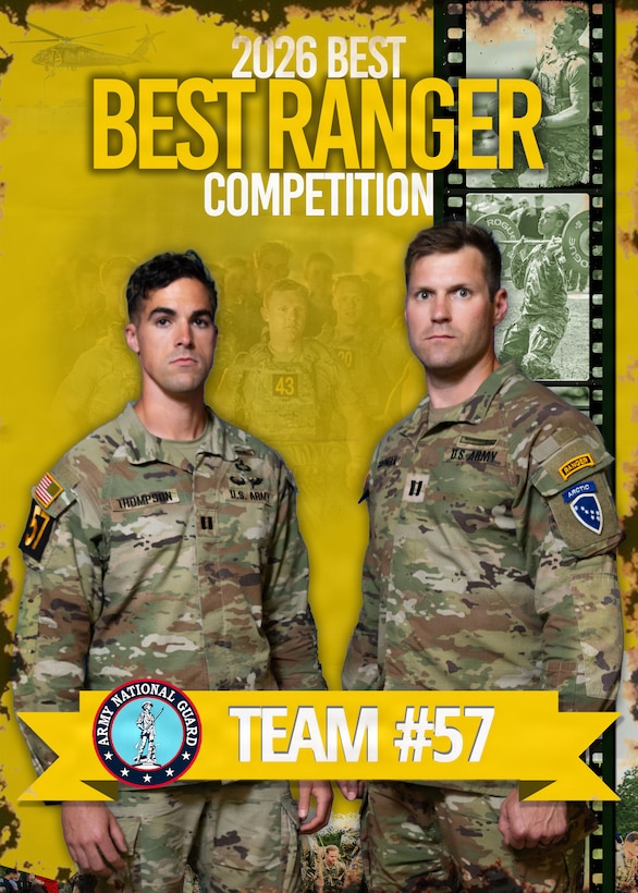 U.S. Army Capt. Erik Gorman, a plans officer with the Alaska Army National Guard, is one of six National Guard Soldiers competing in the 42nd annual Lt. Gen. David E. Grange Jr. Best Ranger Competition, April 10–12, at Fort Benning, Georgia. Representing three two-man teams, National Guard Soldiers are competing alongside 61 teams from across the Army in a grueling three-day event that tests physical endurance, technical proficiency and leadership under pressure. Their participation highlights the National Guard’s readiness, lethality and ability to perform at the highest levels of military excellence.