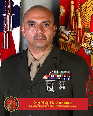 Portrait of Sgt. Maj. Geronimo Guzman