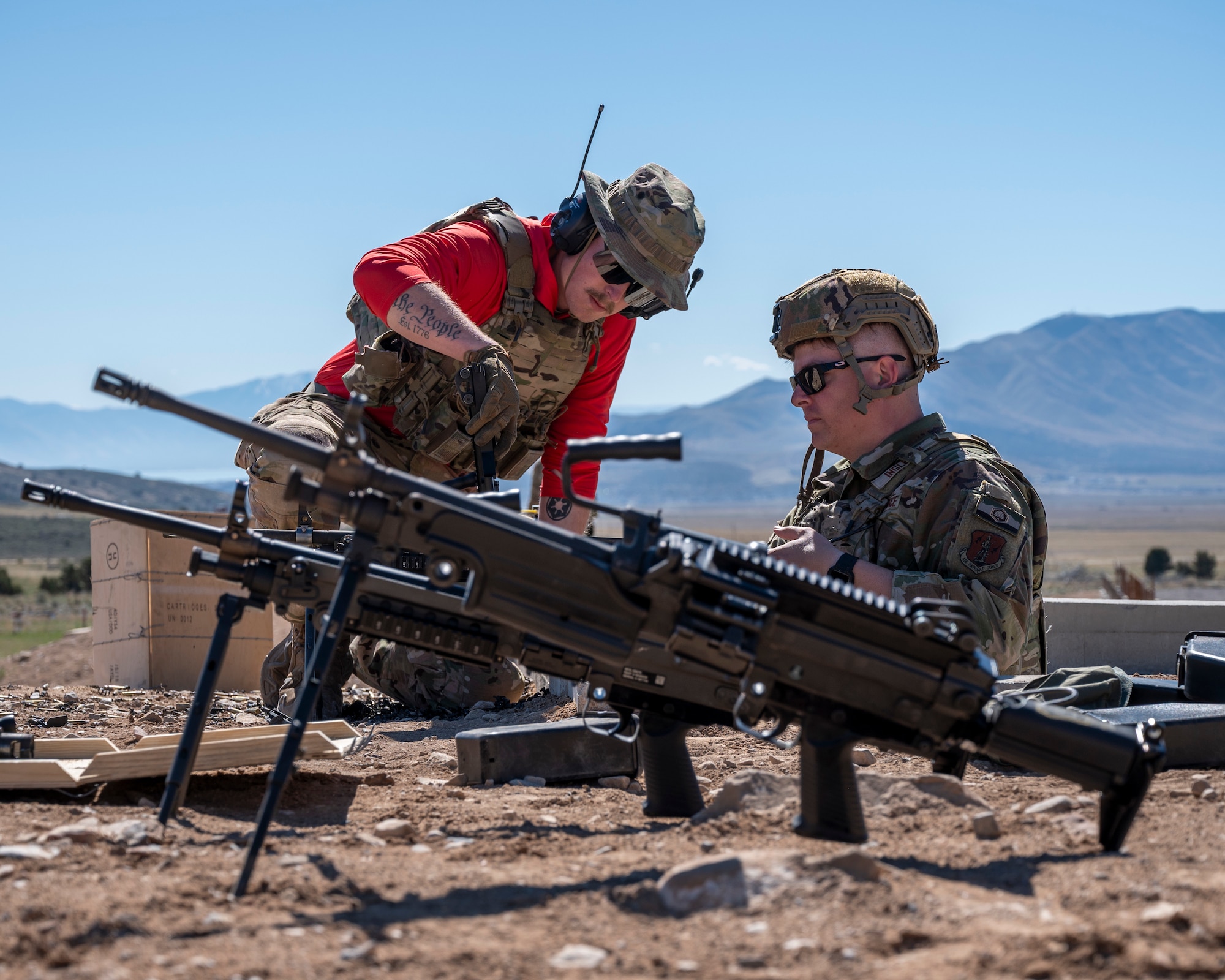 Airmen assigned to the 151st Force Support Squadron Sustainment Services Flight mobilized their field kitchen for the 151st Security Forces Squadron during their two-week annual training for 2026.