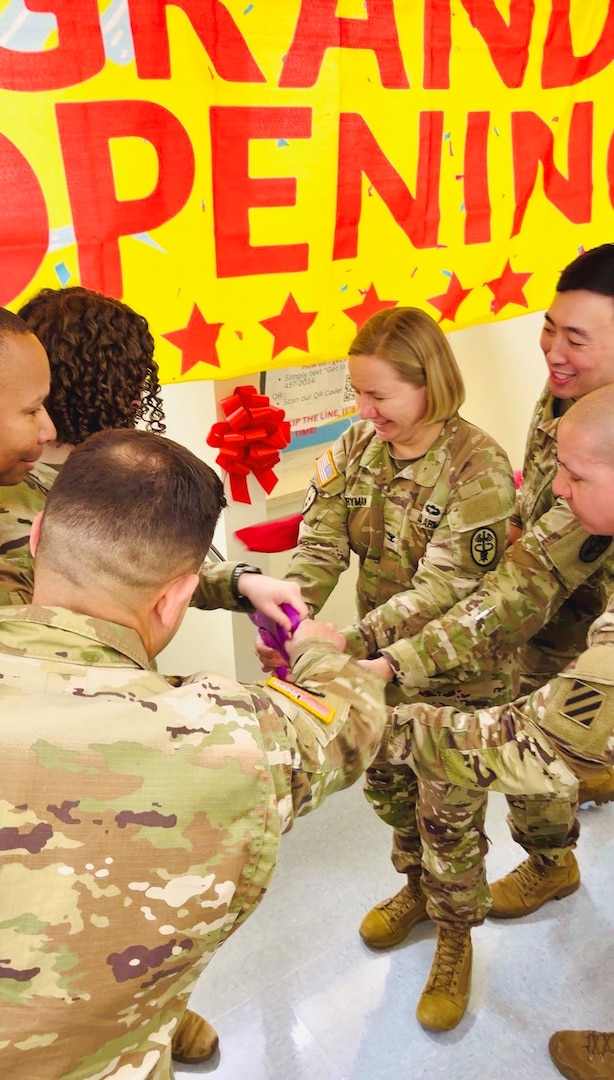 A crucial node of patient care for Spartan Soldiers is once again open for business at Marne Medic Troop Medical Clinic on Fort Stewart.

Leaders and Soldiers from 2nd Armored Brigade Combat Team and Winn Army Community Hospital gathered April 2 to cut the ribbon at the clinic’s pharmacy. It is the first time in three years the pharmacy has been in operation.