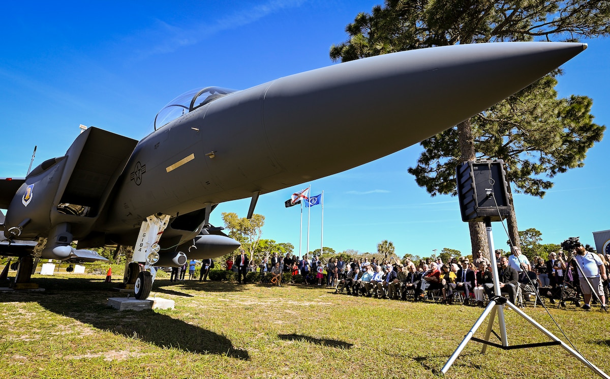 First ever Strike Eagle displayed at Eglin