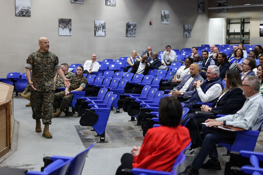 Marines Host NACDA Members for OCS Visit