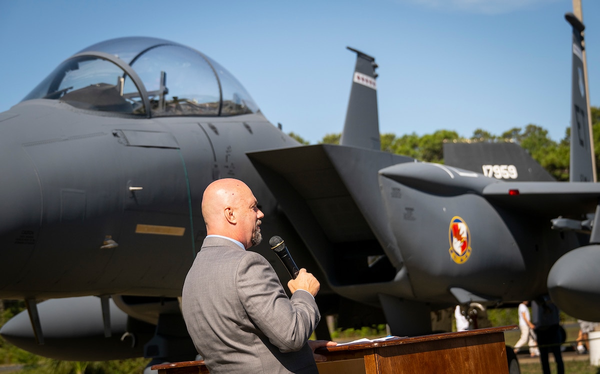 First ever Strike Eagle displayed at Eglin