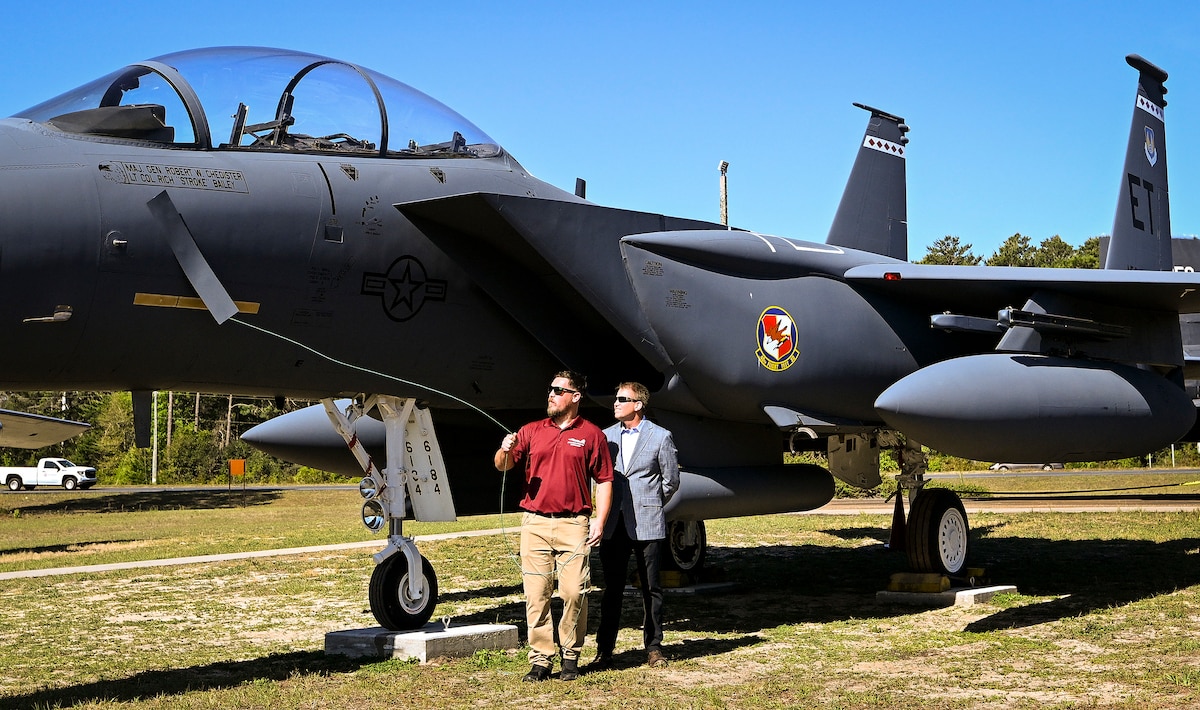 First ever Strike Eagle displayed at Eglin