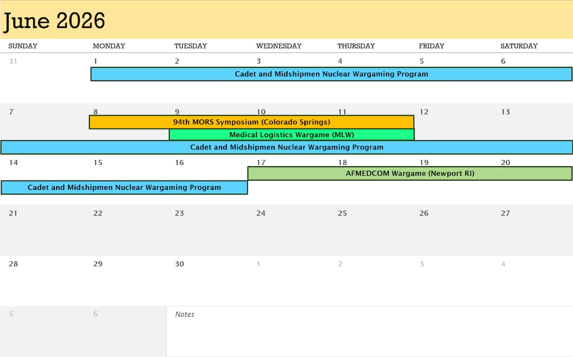 June 2026 AFWI Calendar