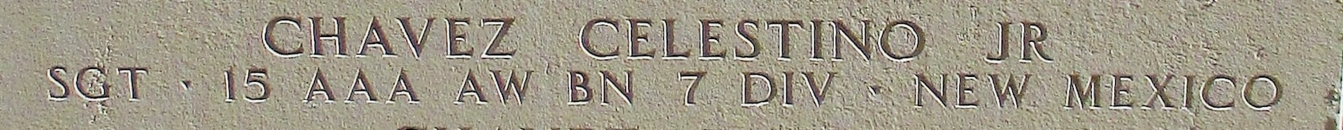 U.S. Army Sgt. Celestino Chavez, Jr.