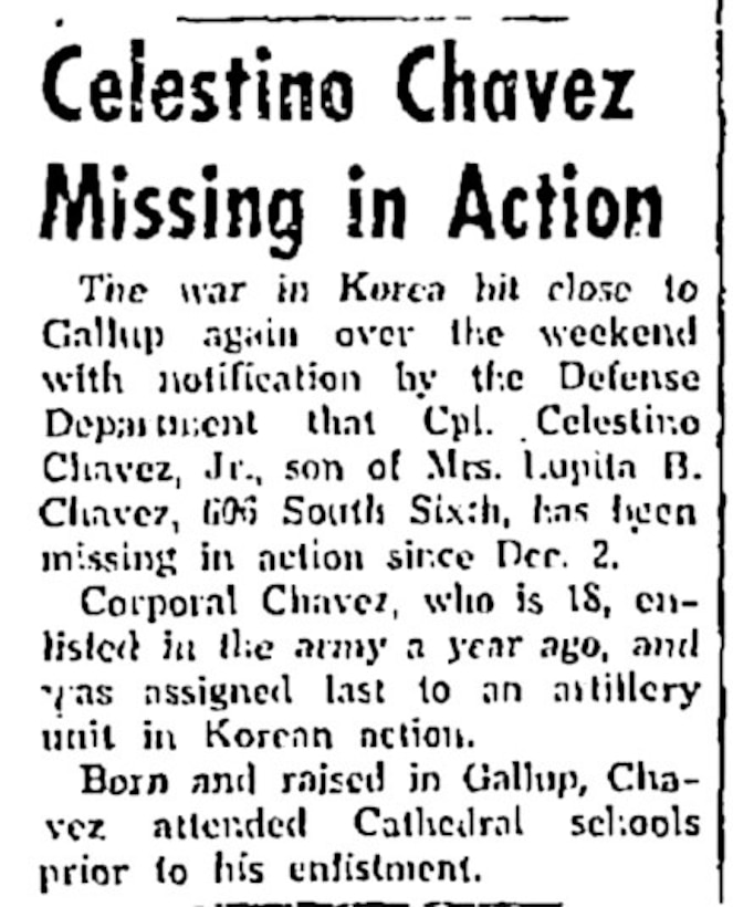 U.S. Army Sgt. Celestino Chavez, Jr.