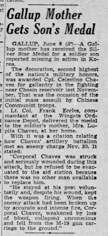U.S. Army Sgt. Celestino Chavez, Jr.