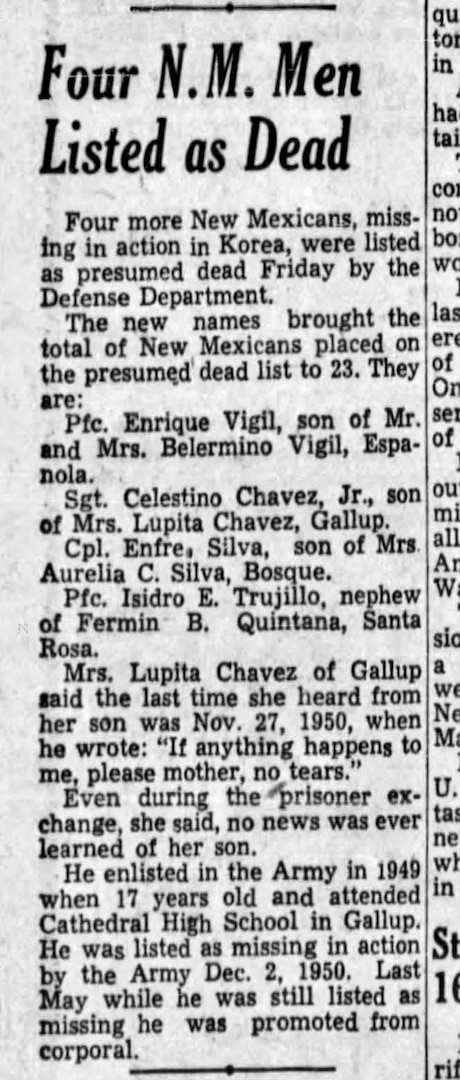 U.S. Army Sgt. Celestino Chavez, Jr.