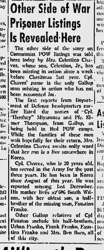 U.S. Army Sgt. Celestino Chavez, Jr.