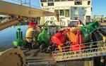 A mix of next-generation and legacy buoys on Coast Guard Cutter Barbara Mabrity. U.S. Coast Guard photo.