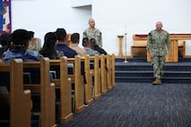 Shore C2 All Hands Call at Pearl Harbor Chapel Hawaii