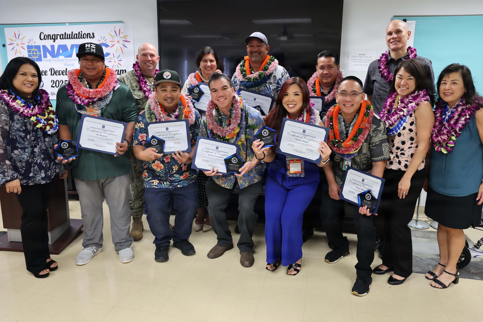 NAVFAC Hawaii hosted the EDP Graduation