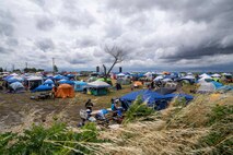 More than 3,000 visitors camped out for the Scout Expo at Beale Air Force Base, California, on April 11, 2026.