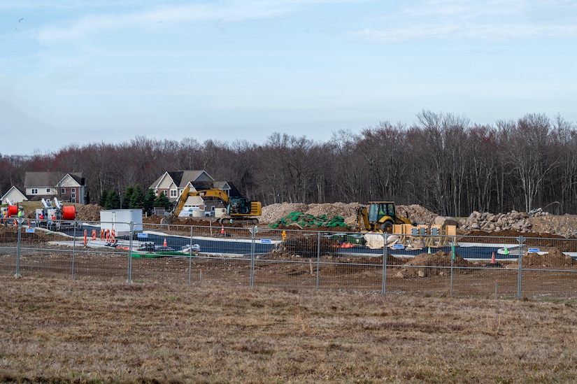 Photo of construction area