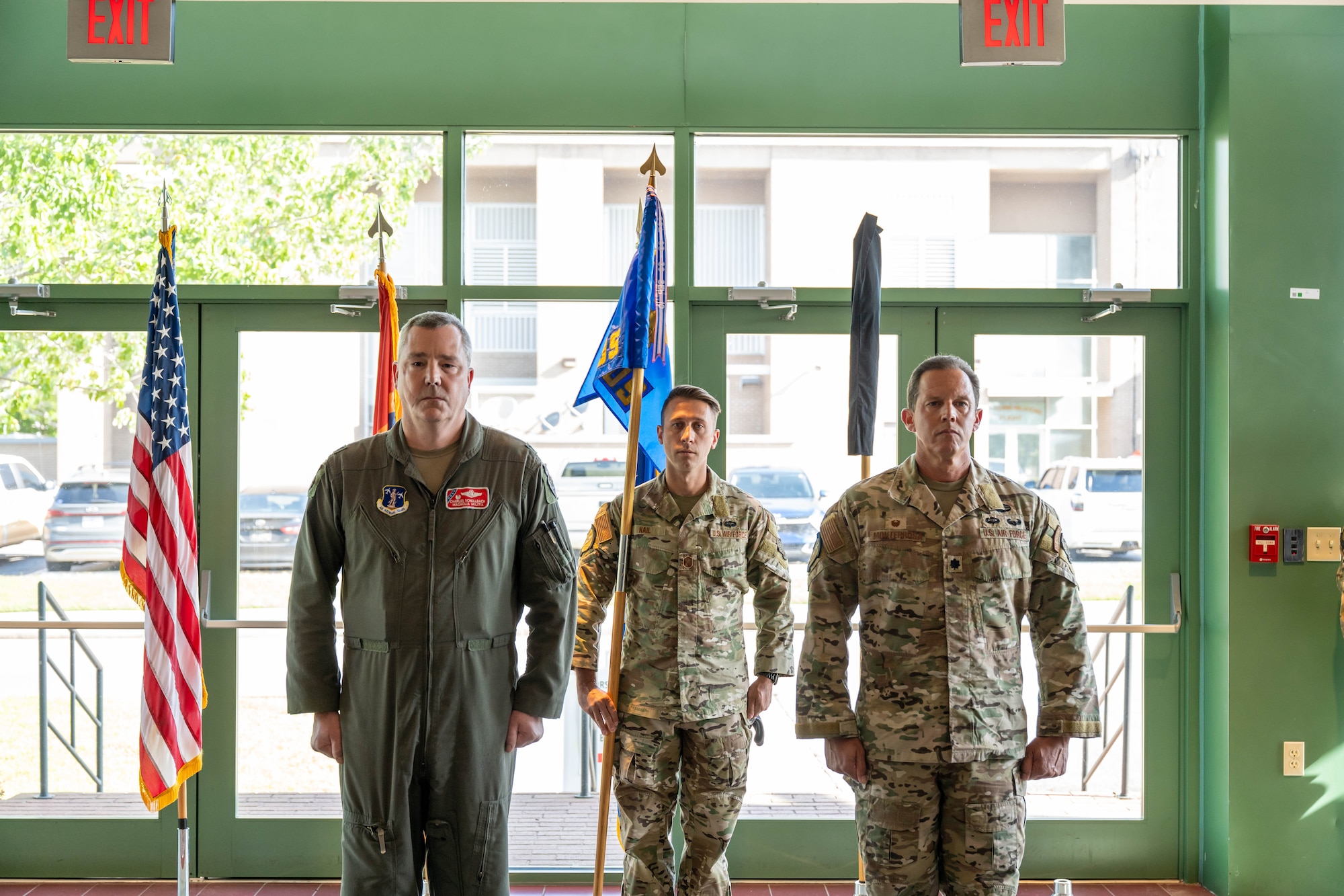 Airmen and leadership gathered for a redesignation ceremony on April 8, 2026, to mark the transition of the 238th Air Support Operations Squadron (ASOS) to the 238th Contingency Response Squadron (CRS).