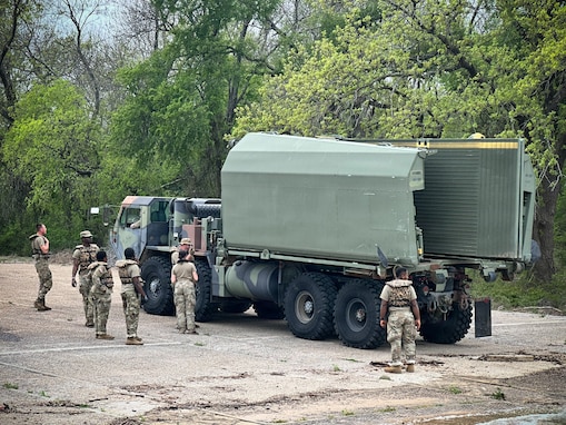 U.S. Army Reserve engineers conduct bridging exercise at Bardwell Lake in Texas