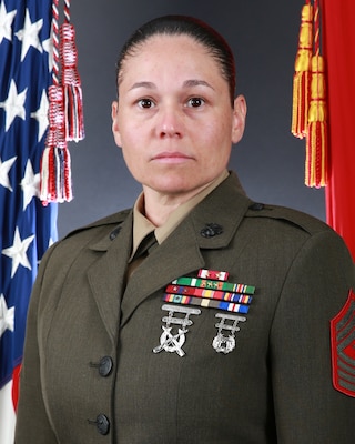 Portrait of Sergeant Major Melisa Y. Cancienne 