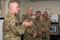 CMSAF David Wolfe visits MEPS Fort Sam Houston