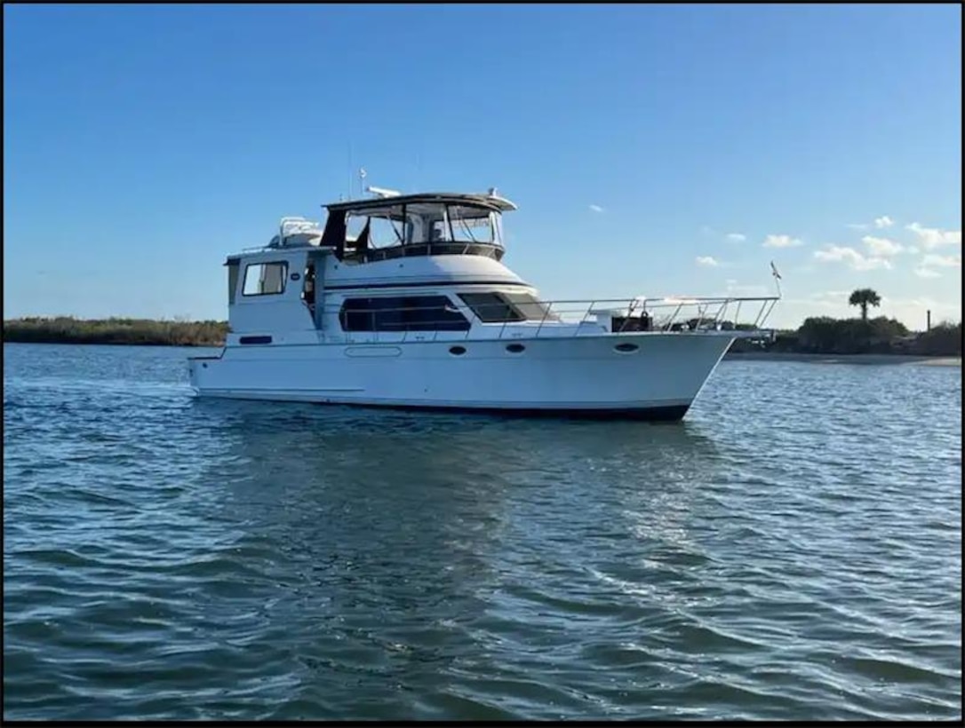 A Coast Guard Station Ponce de Leon boat crew terminates the voyage of an illegal passenger-for-hire operation in Ponce Inlet, Florida, April 11, 2026.