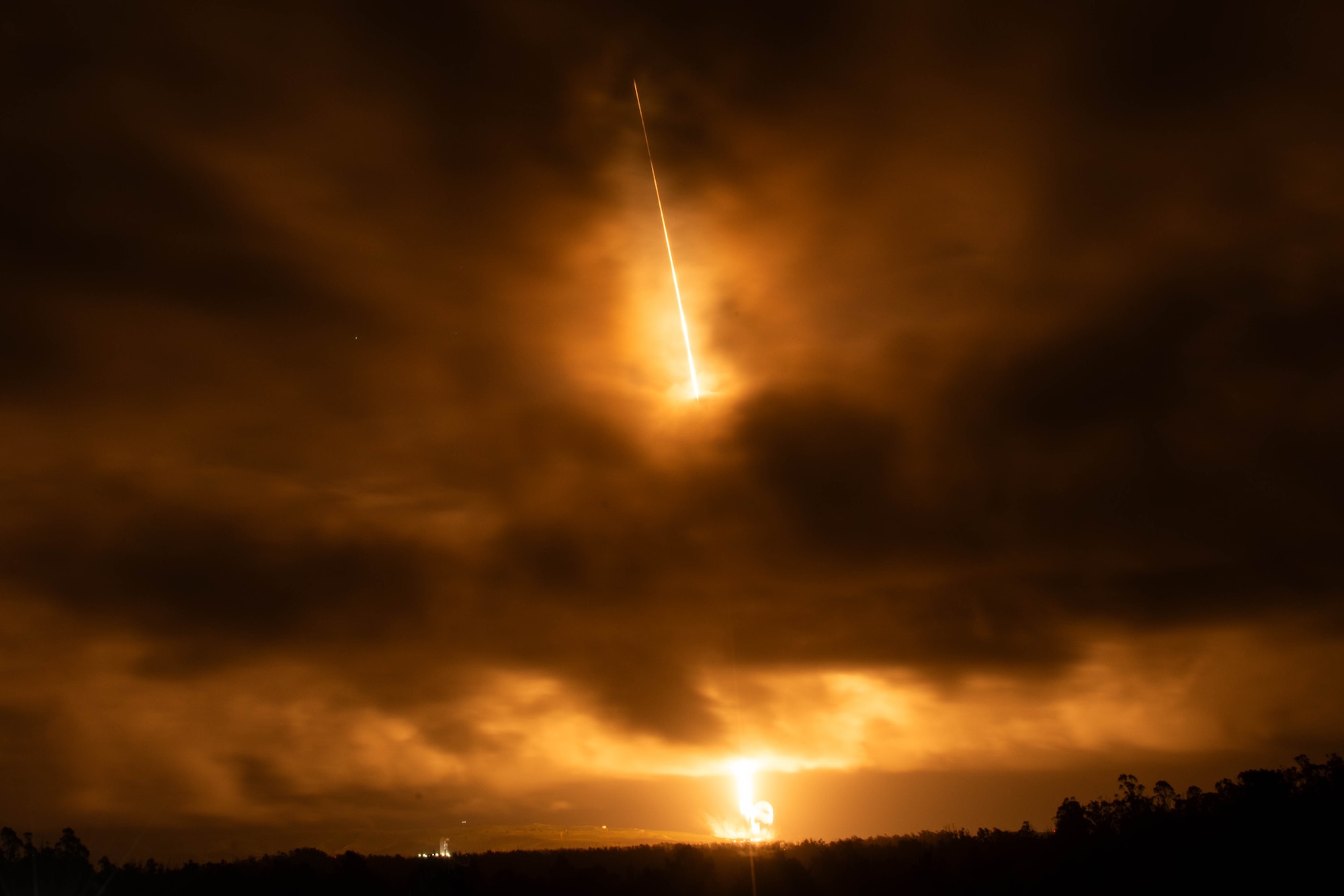 RA Falcon 9 rocket carrying the Starlink 17-21 mission launches from Space Launch Complex 4 East at Vandenberg Space Force Base, Calif., April 10, 2026. The Starlink 17-21 mission marked the 24th launch and test mission from Vandenberg SFB in 2026.