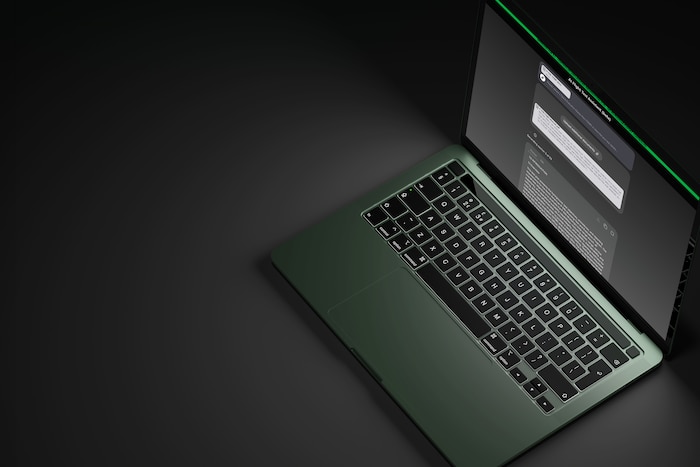 Laptop computer displaying AFTA