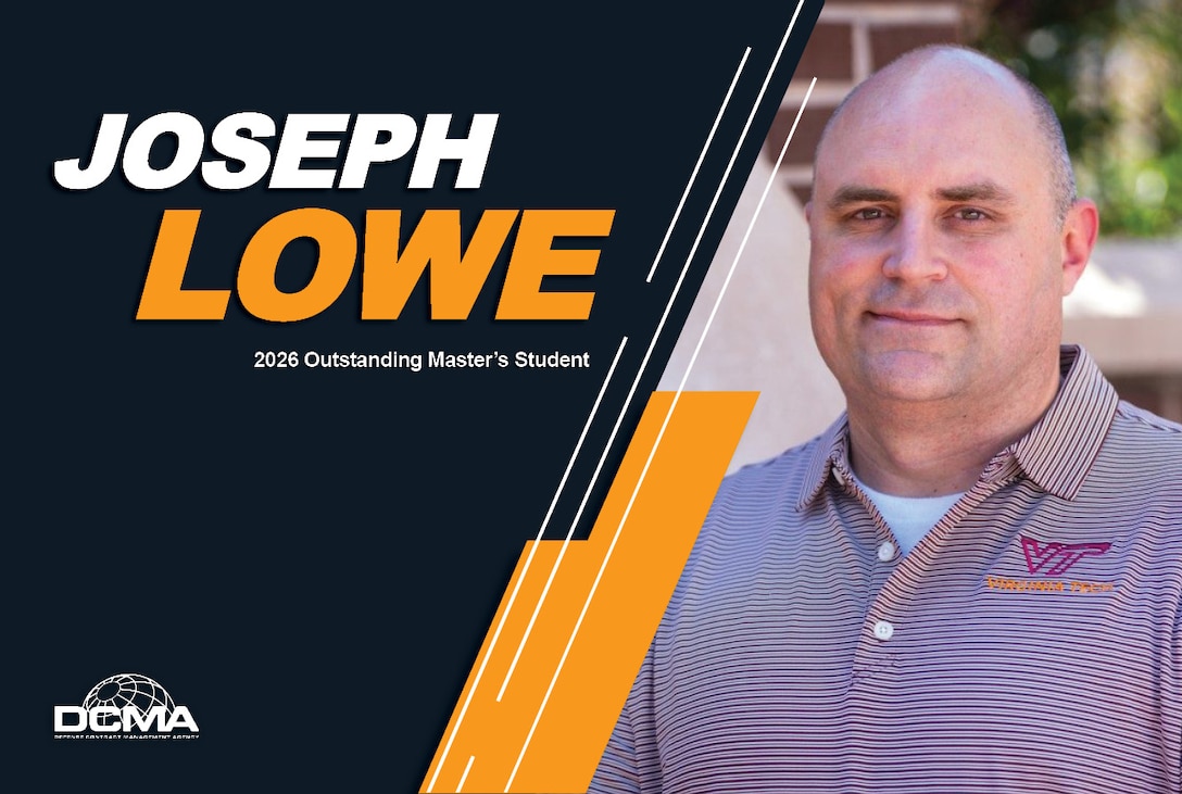 Joseph Lowe smiling man wearing a Virginia Tech t-shirt, 2026 Outstanding Master's Student