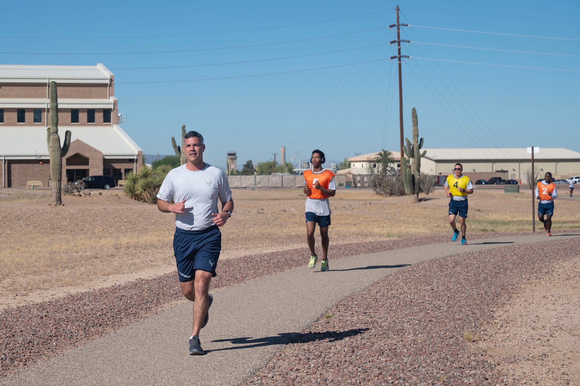 DM Command Team Takes the PT Test