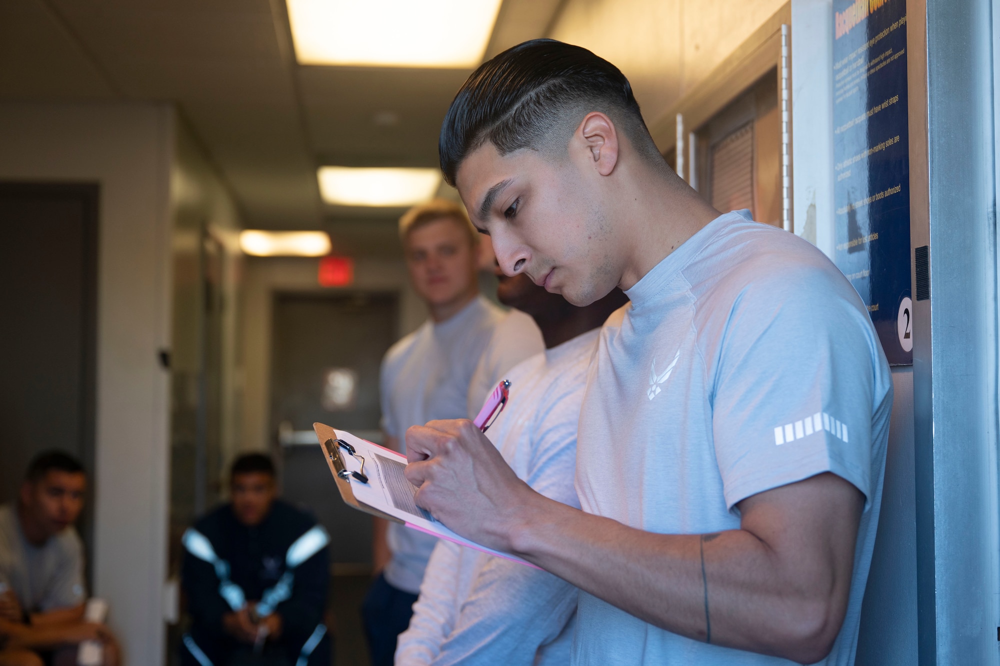 DM Command Team Takes the PT Test