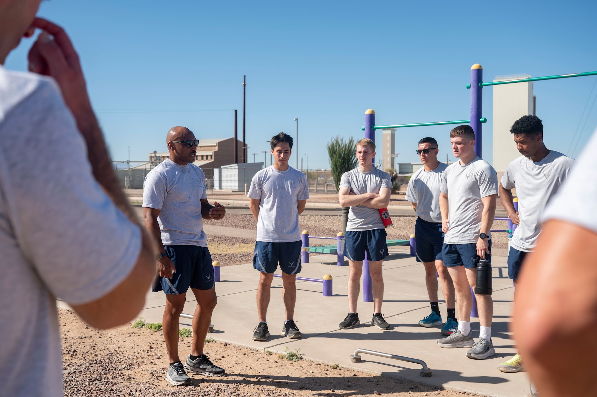 DM Command Team Takes the PT Test