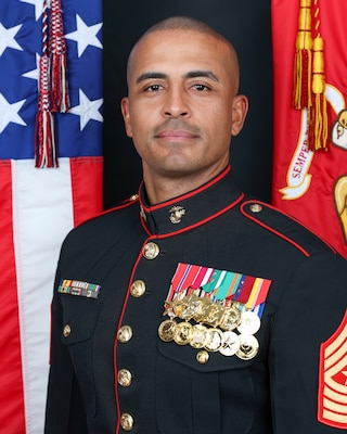 Portrait of Sgt. Maj. Juan P. Segura