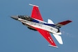 A U.S. Air Force F-16 from the Viper Demonstration Team at Shaw Air Force Base, S.C., flies over the Kentucky Air National Guard Base in Louisville, Ky., April 16, 2026 in advance of this weekend’s Thunder Over Louisville air show. The Kentucky Air Guard’s 123rd Airlift Wing is serving as the base of operations for military aircraft participating in the show. (U.S. Air National Guard photo by Dale Greer)