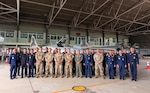 Instructors from the Inter-American Air Forces Academy are shown among members of the Royal Thai Air Force in Ubon, Thailand, Feb. 25, 2026. The IAAFA team was hand selected to conduct an advanced aircraft systems maintenance course as part of a mobile training team in Thailand. It was the first time IAAFA provided training to the Royal Thai Air Force in Thailand.  IAAFA is aligned under the 37th Training Wing and provides instruction in professional military education and leadership, aircrew training and technical courses in Spanish. (Courtesy photo)