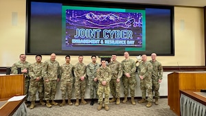 The event brought together Airmen, Soldiers, Sailors and Guardians across the total force in cyber and communication career fields to discuss and strengthen the technical muscle behind America’s cyber mission.