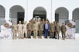 Multinational leaders from the U.S. and Tunisian armed forces pose for a group photo following the opening ceremony for African Lion 2026 at El Aouina Air Base, Tunisia, April 13, 2026. African Lion 2026 (AL26) is U.S. Africa Command's largest annual joint exercise, designed to strengthen collective security capabilities of the U.S., African nations and global allies. Co-led by U.S. Army Southern European Task Force, Africa (SETAF-AF) from April 20 to May 8, 2026, and hosted in Ghana, Morocco, Senegal, Tunisia, AL26 involves over 5,600 personnel from more than 40 nations, using innovation to drive partner-led regional security. (Courtesy photo by the Tunisian Armed Forces)