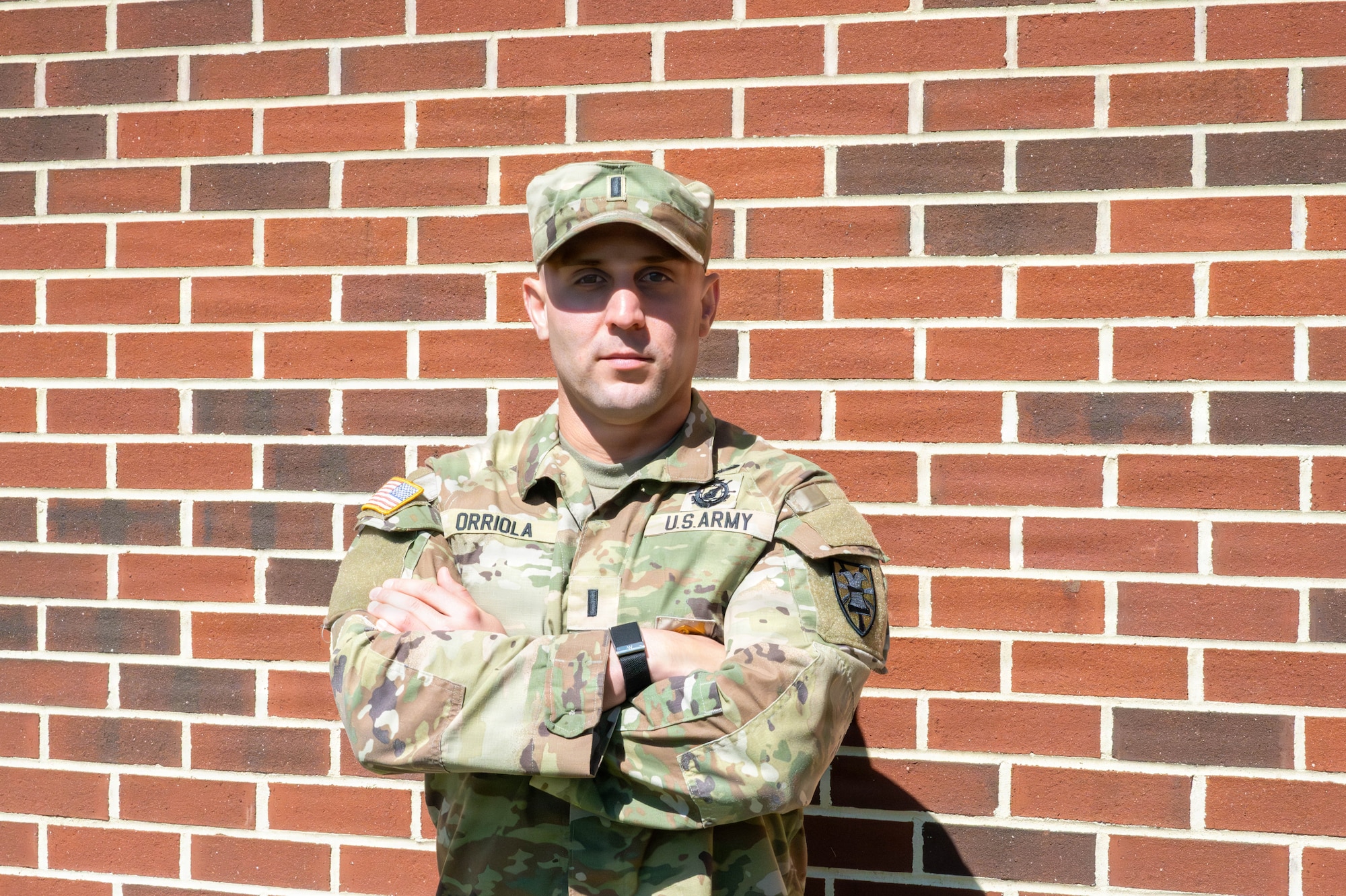 Soldier poses for a photo. (U.S. Air Force photo by Senior Airman Olivia Bithell)