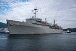 USS Frank Cable Departs Sasebo, Japan