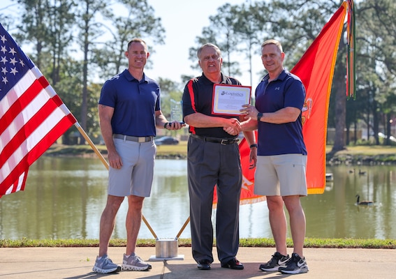 Congratulations to Mr. John L. Nestale on his induction into the Marine Corps Logistics Command (MARCORLOGCOM) Hall of Fame. Recognized today during Workforce Recognition Day, Nestale’s more than 17 years of service and leadership with MARCORLOGCOM in weapons systems management and depot maintenance have had a lasting impact on Marine Corps logistics and readiness.